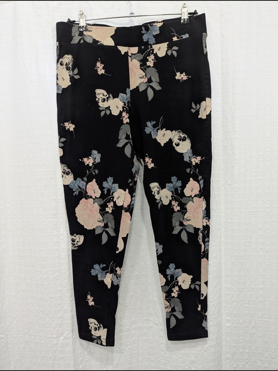 torrid Pants - Torrid Black Floral Skull Leggings Size 1